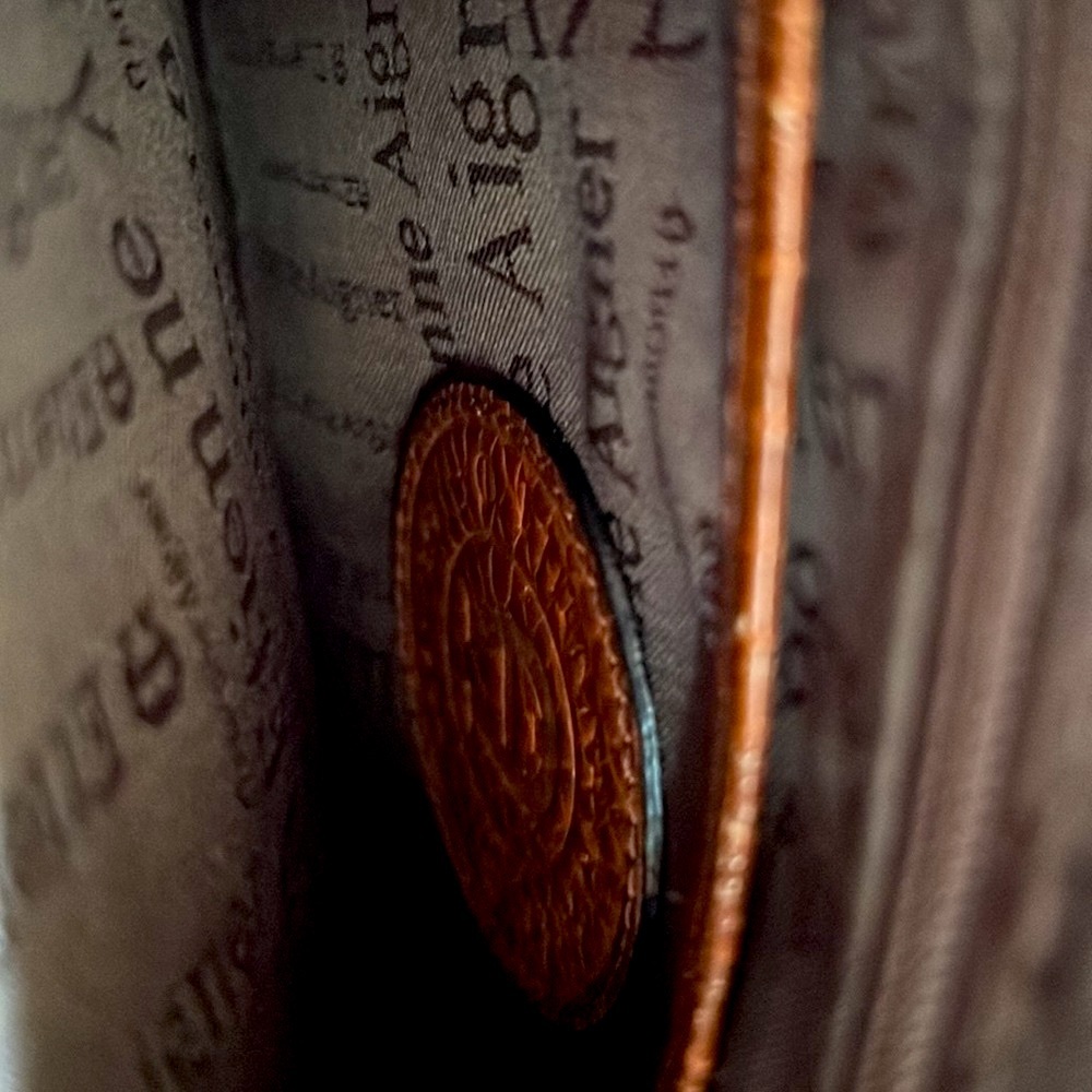 Vintage Aigner pocketbook, brown - Picture 6 of 12